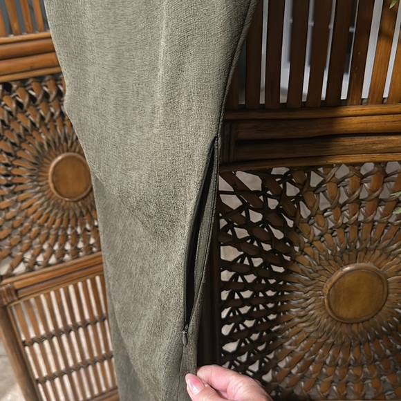 Zara Women’s light Army Green Ruched Side Maxi Dress Size xs brand new w tags - Picture 4 of 10